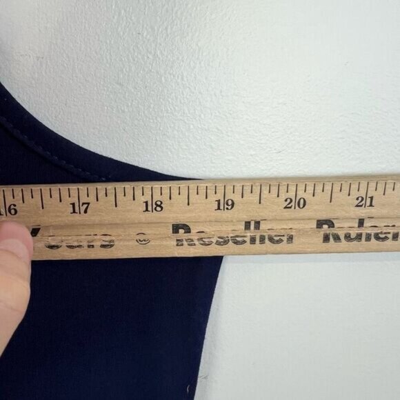 Rose Maternite Maternity Pregnancy Stretch Blue Nighty Medium Dress Midi Pyjamas - Picture 6 of 11